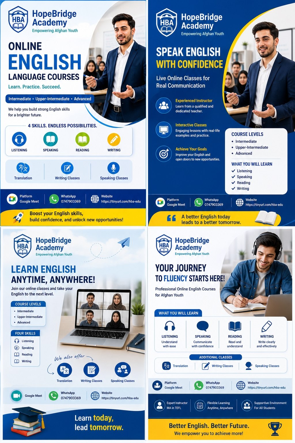 English Course Announcement
